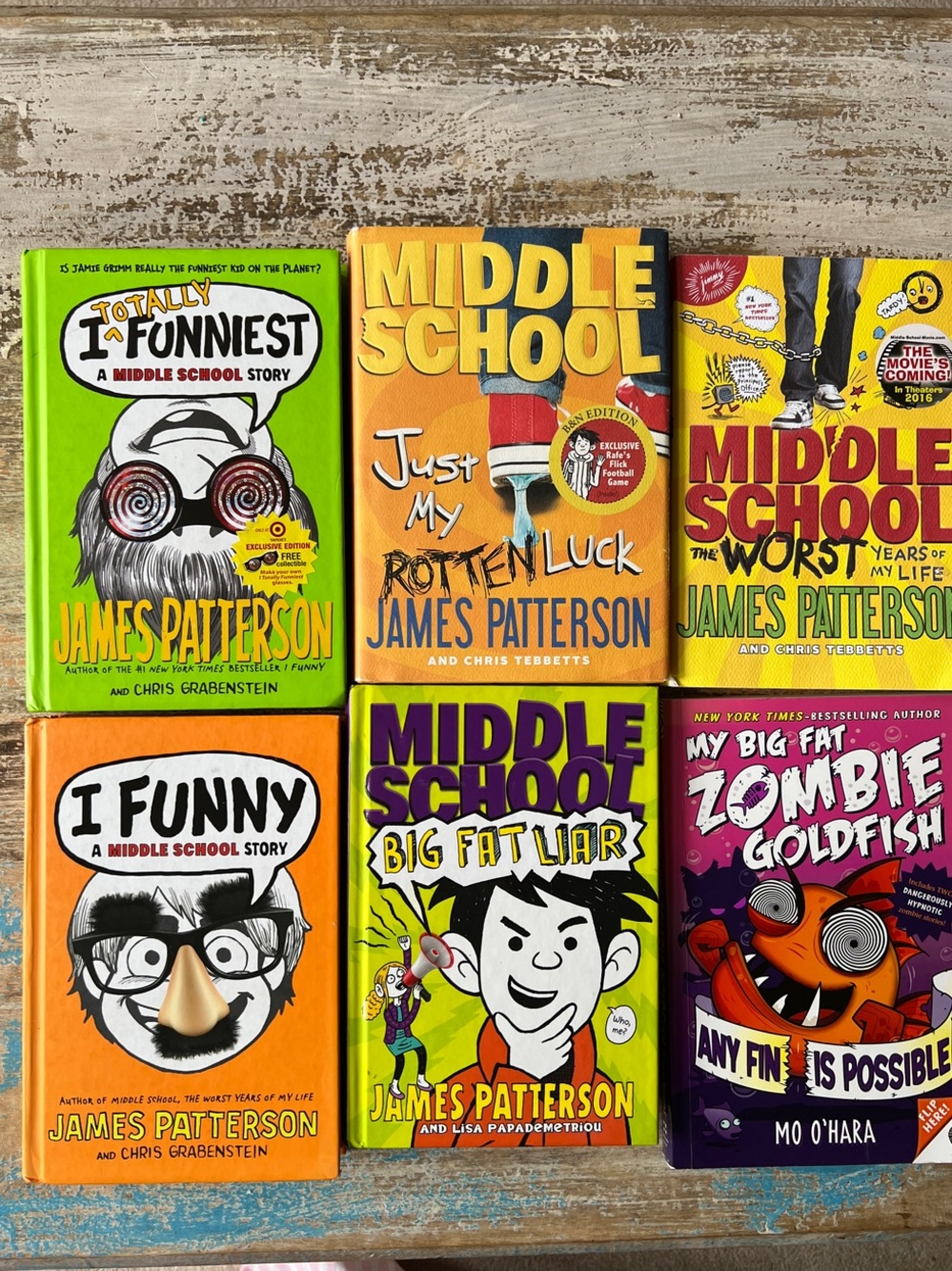 James Patterson Middle School Book Set